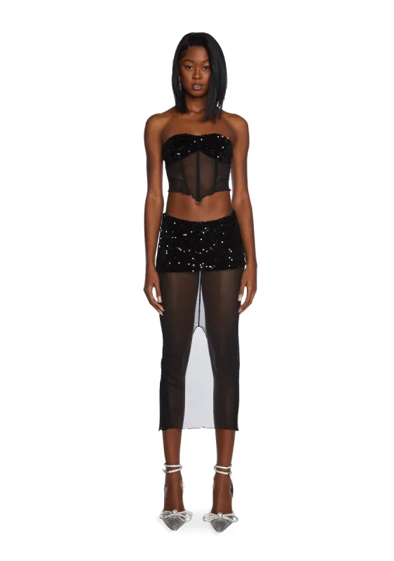 Raise Your Glass Skirt Set sold by Dolls Kill