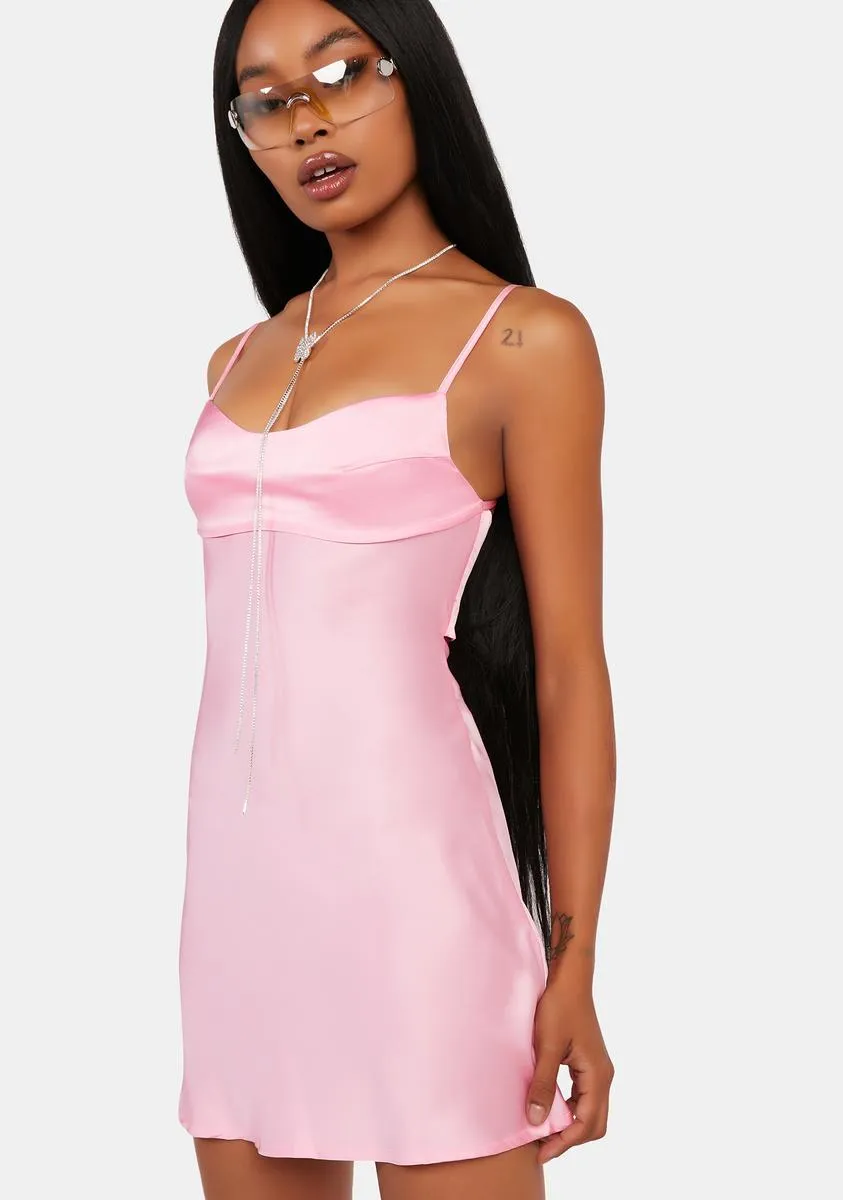 Bellamy Cut-Out Satin Mini Dress sold by Dolls Kill product image thumbnail 2
