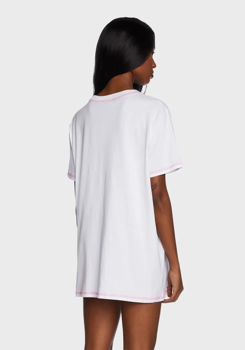 Hug Me Tight Oversized Tee sold by Dolls Kill product image thumbnail 4