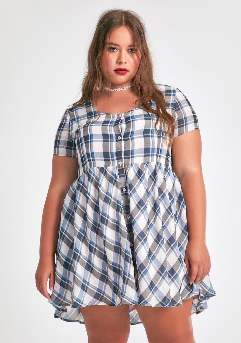 So Officially Don't Care Babydoll Dress sold by Dolls Kill product image thumbnail 2