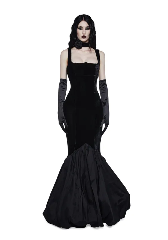 Dark Ballad Maxi Dress sold by Dolls Kill