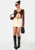 Katya Low Waist Cargo Skirt sold by Dolls Kill