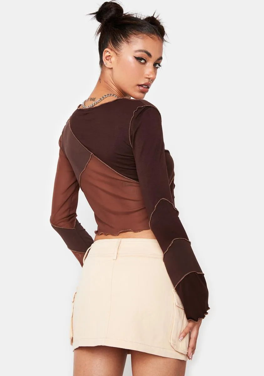 Katya Low Waist Cargo Skirt sold by Dolls Kill product image thumbnail 4