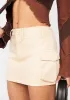 Katya Low Waist Cargo Skirt sold by Dolls Kill