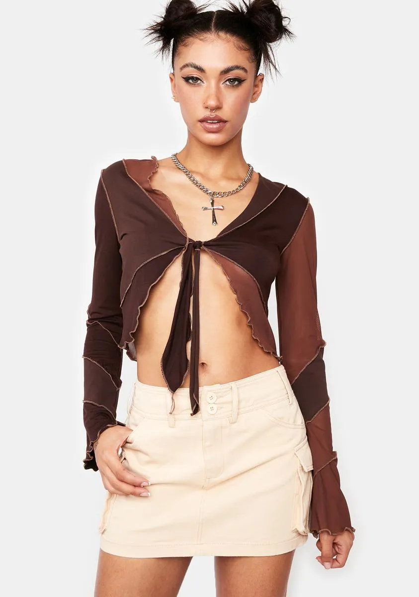 Katya Low Waist Cargo Skirt sold by Dolls Kill product image thumbnail 2