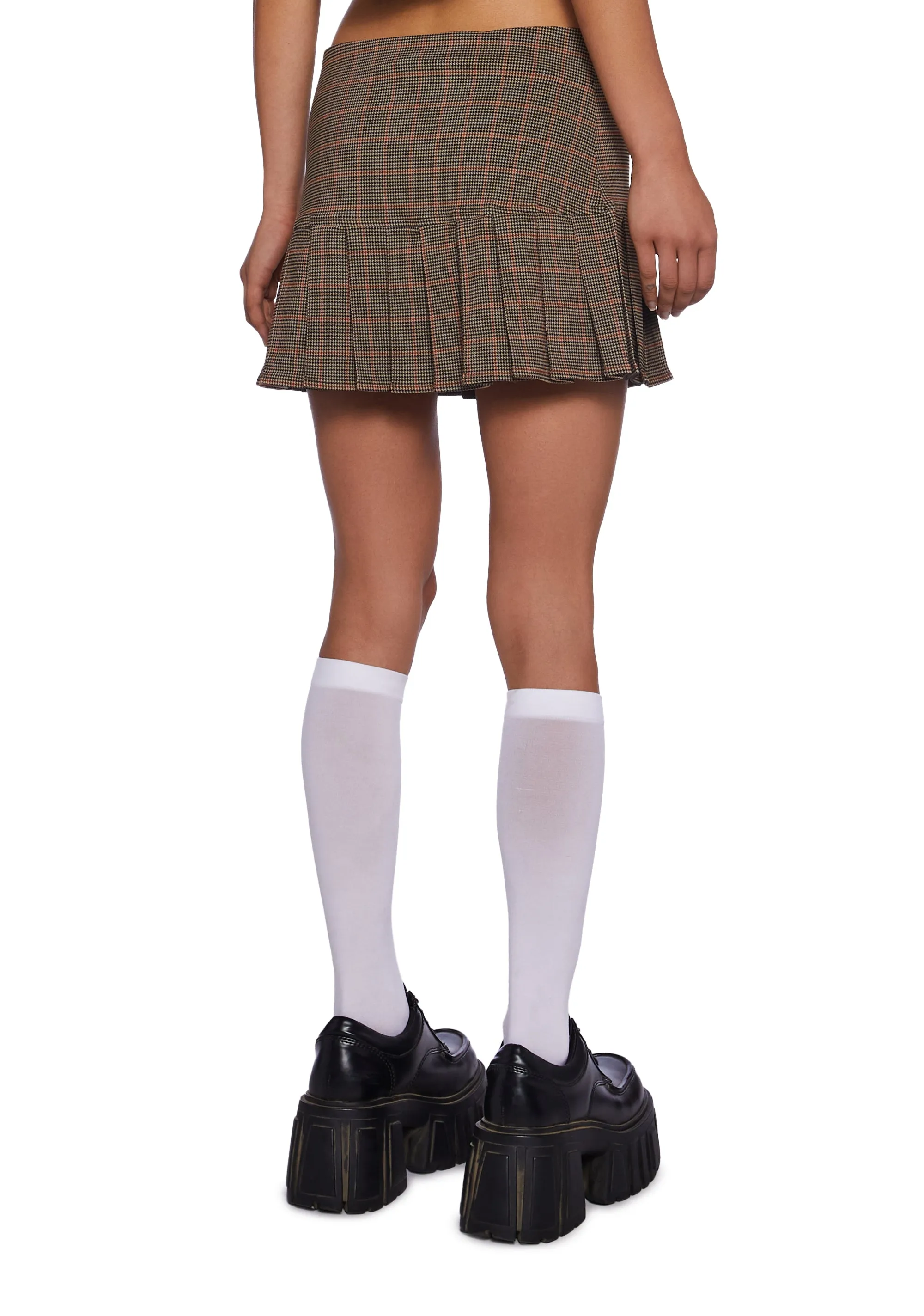 Collegiate Affairs Plaid Mini Skirt sold by Dolls Kill product image thumbnail 4