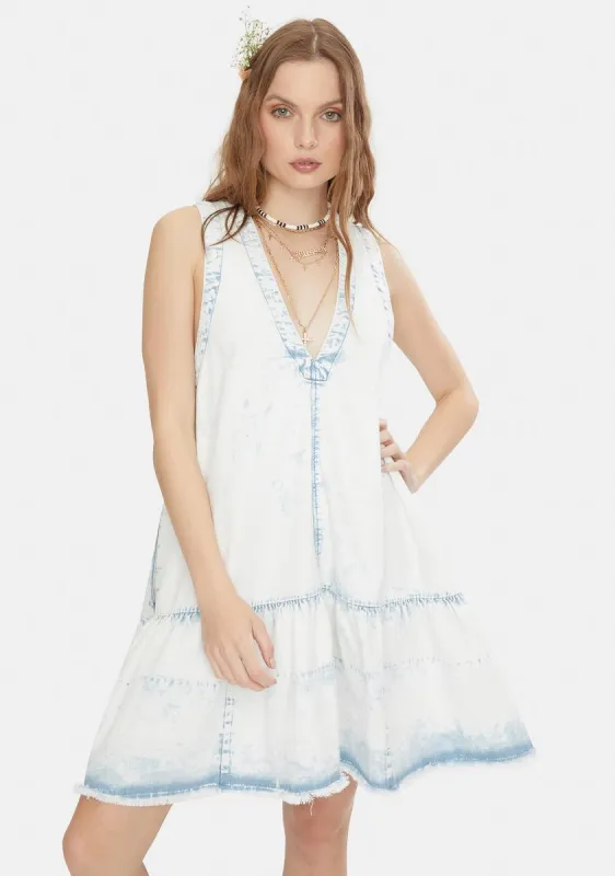 Sunspray Denim Mini Dress sold by Dolls Kill