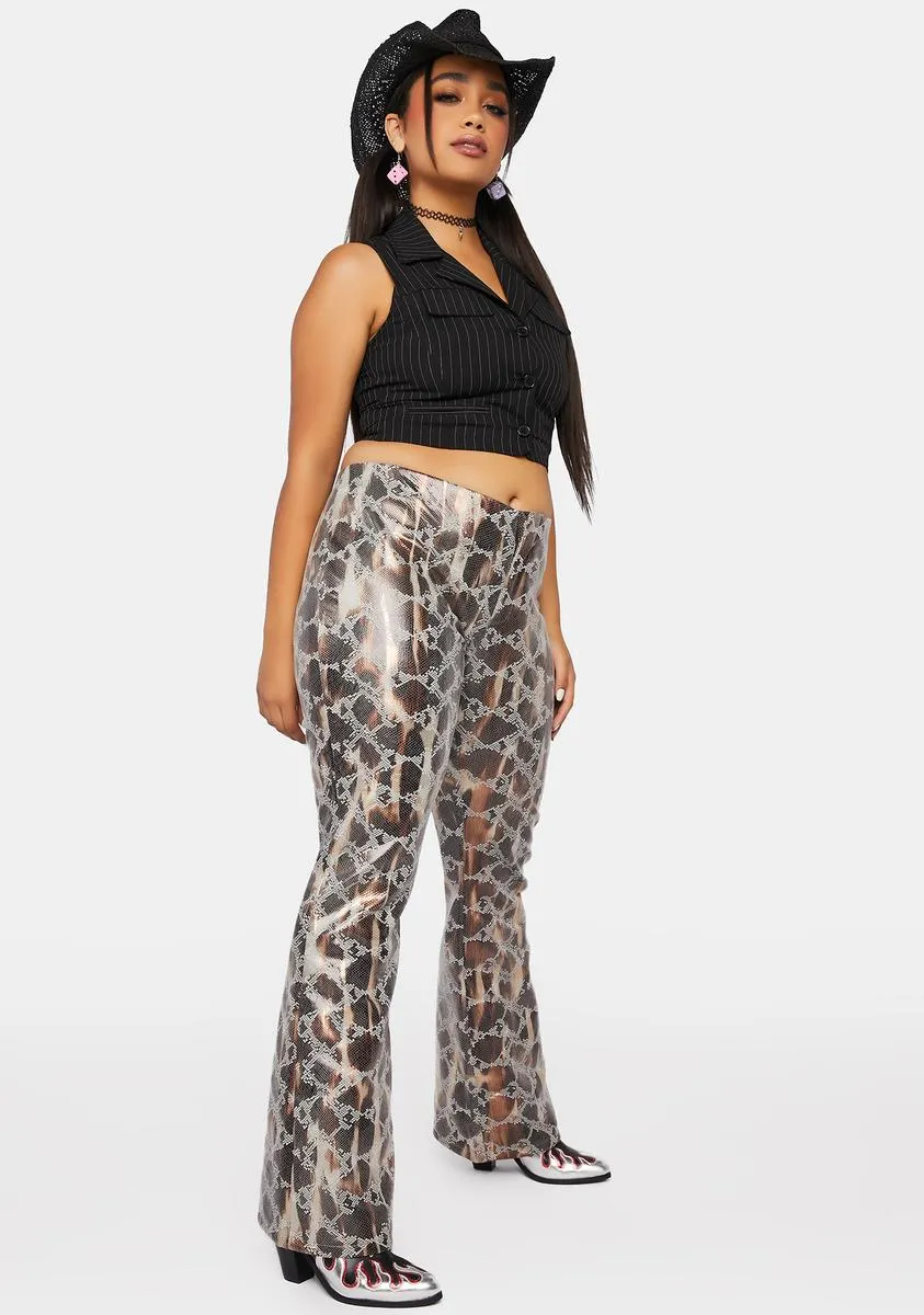 Plus Snakes & Ladders Flare Pants sold by Dolls Kill product image thumbnail 3