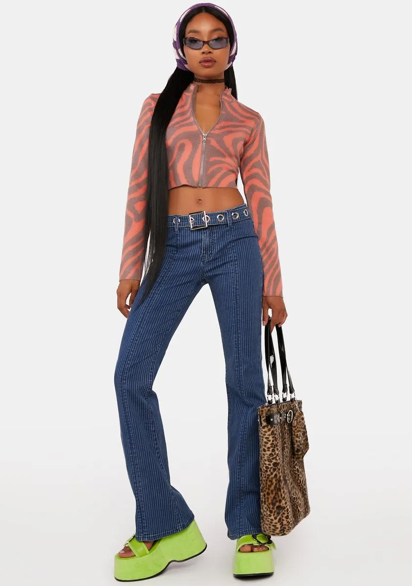 Be That Way Zip-Up Sweater sold by Dolls Kill product image thumbnail 3