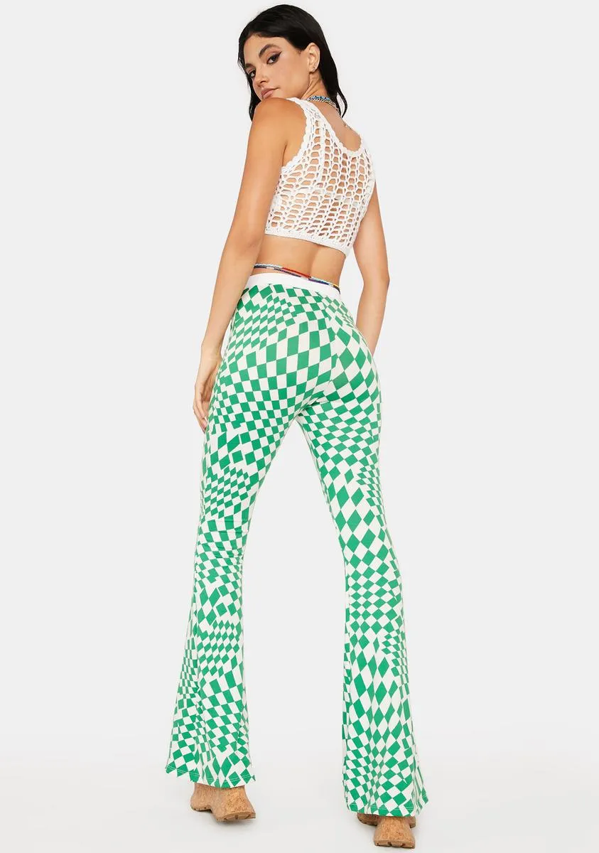 Lucky Beat You To It Flare Pants sold by Dolls Kill product image thumbnail 3