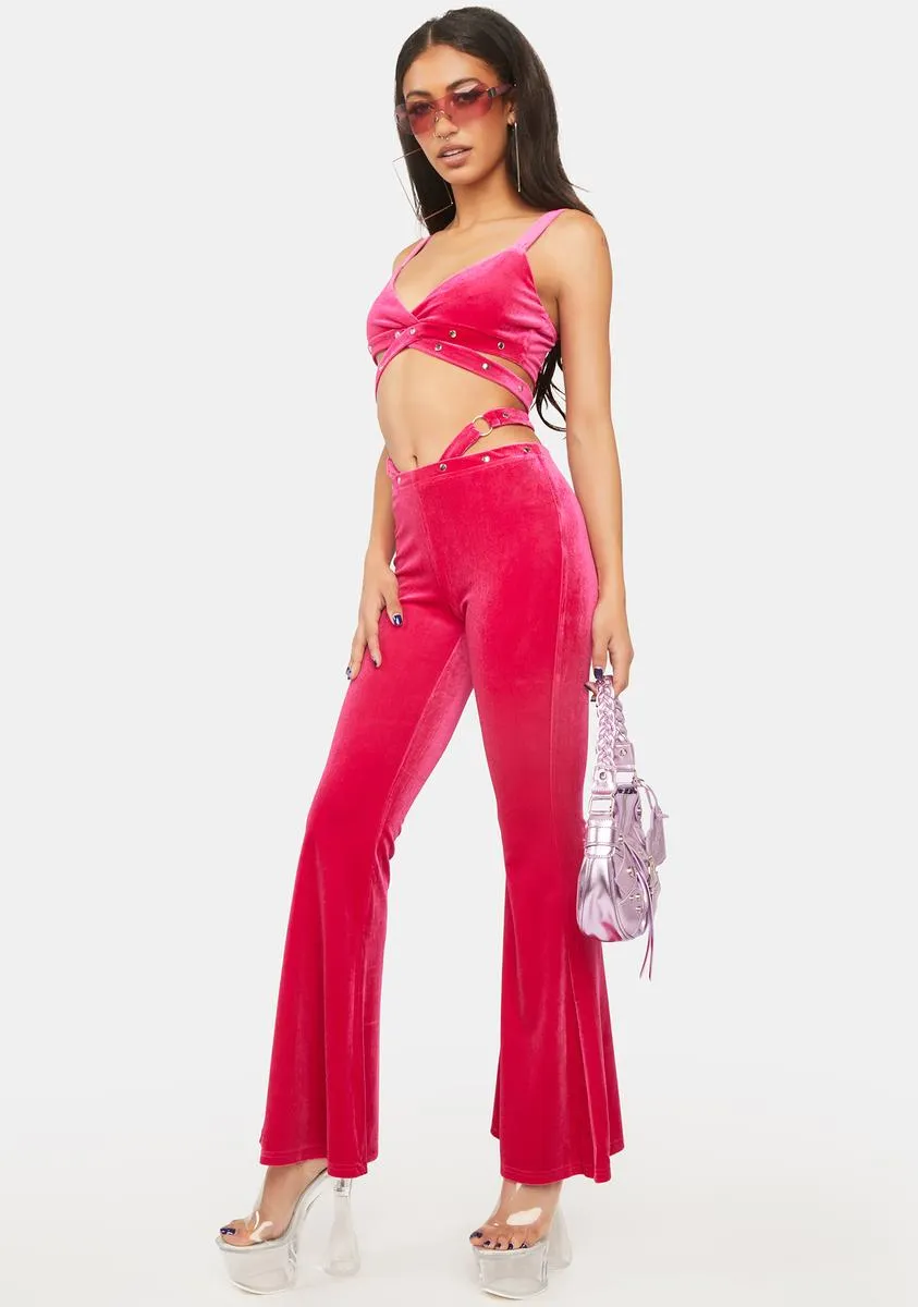 Hottie Win Her Back Rhinestone Lounge Set sold by Dolls Kill product image thumbnail 2