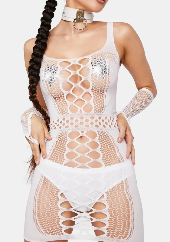 Angel Self Assured Cutout Mini Dress sold by Dolls Kill