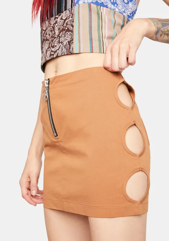 Prophet Mini Skirt sold by Dolls Kill