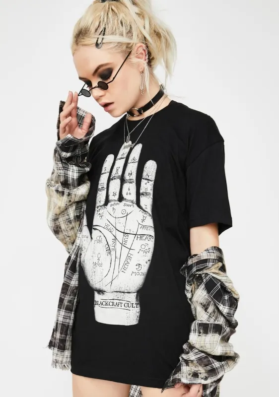 Palm Reader Graphic Tee sold by Dolls Kill