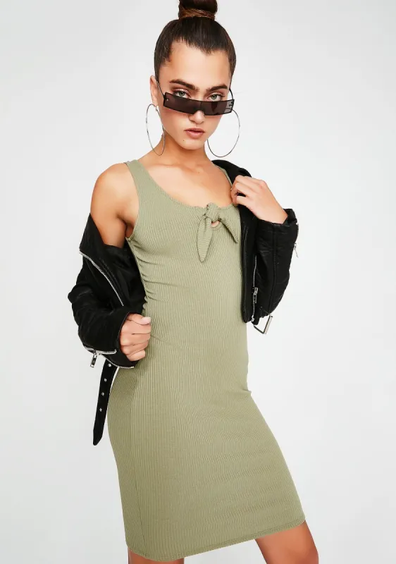 Got Ya Tied Up Knit Dress sold by Dolls Kill