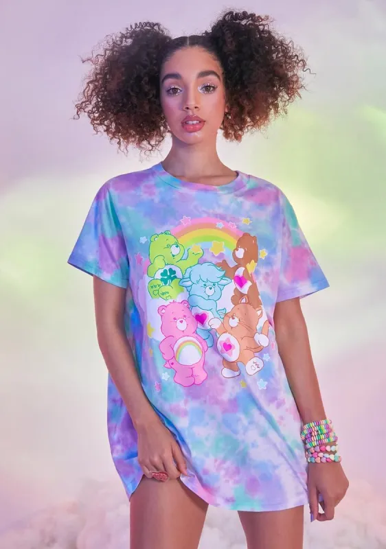 L.U.V Luv You Tie Dye Graphic Tee sold by Dolls Kill