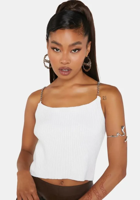 Hold Me Tight Knit Crop Tank sold by Dolls Kill