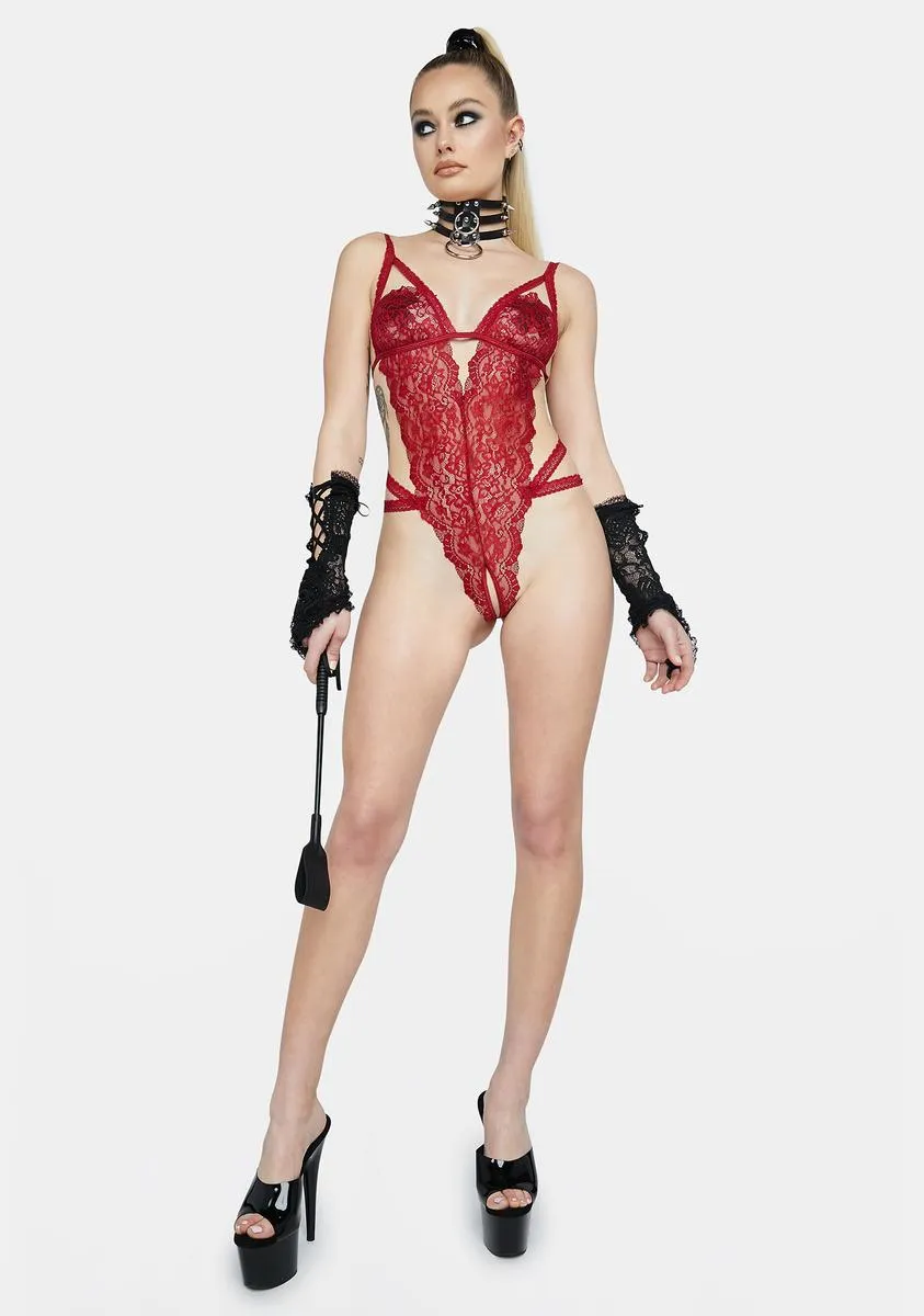 Lover's Request Lace Teddy sold by Dolls Kill product image thumbnail 3