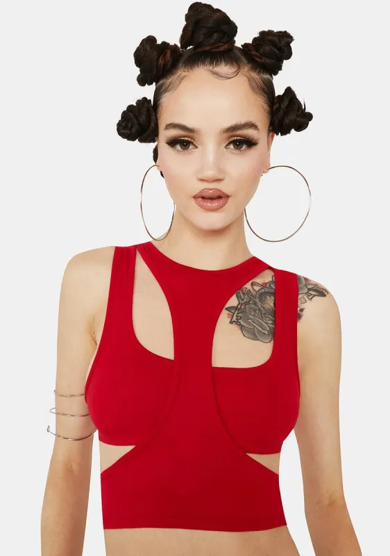 Blazed Nothing Compares Crop Top sold by Dolls Kill