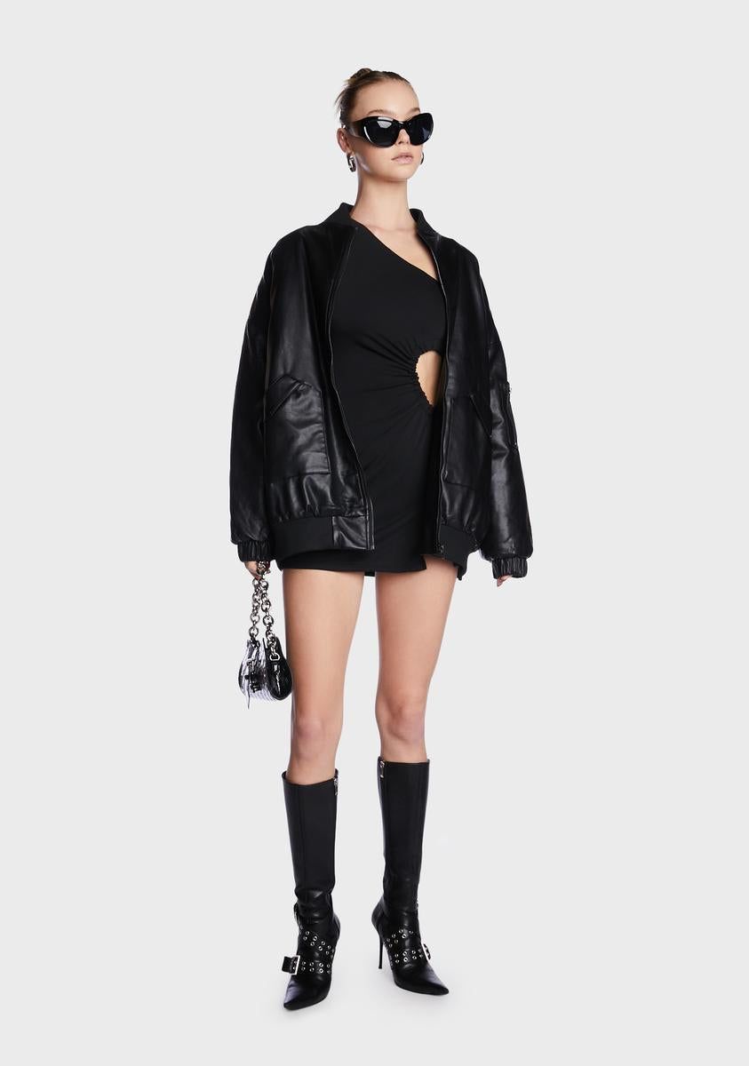 Cut Out Slitted Micro Dress sold by Dolls Kill product image thumbnail 3