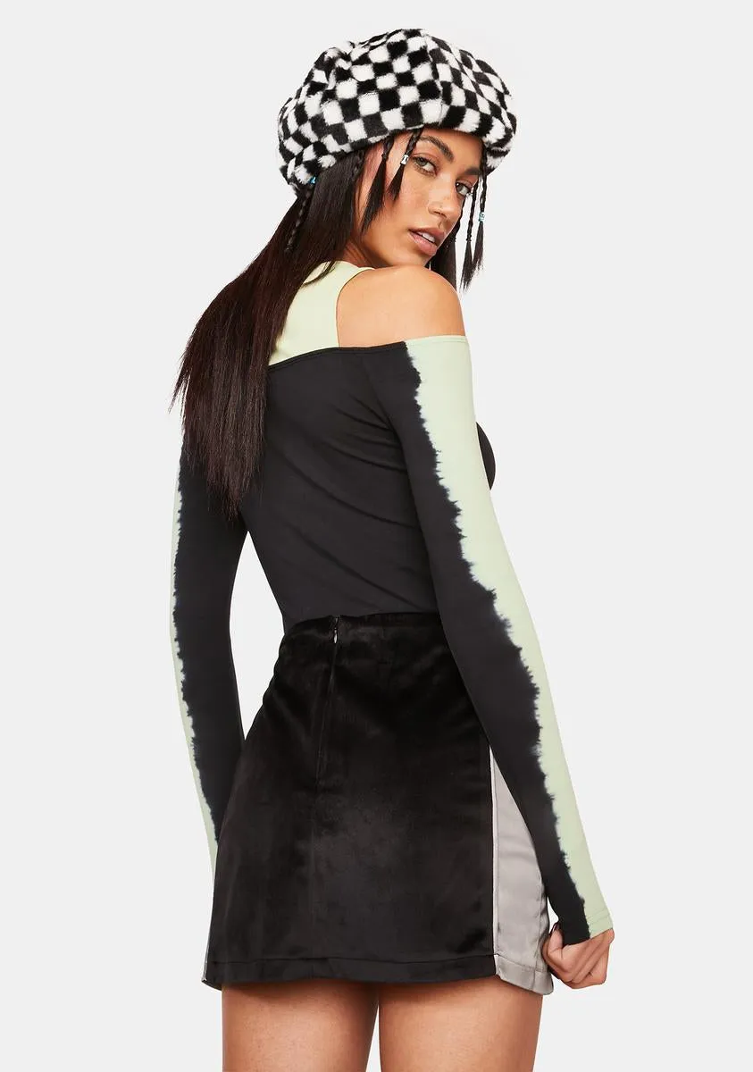 All The Ways Satin Mini Skirt sold by Dolls Kill product image thumbnail 4