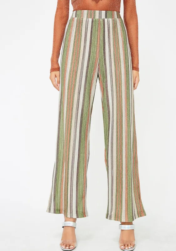 Mojito High Beams Striped Pants sold by Dolls Kill