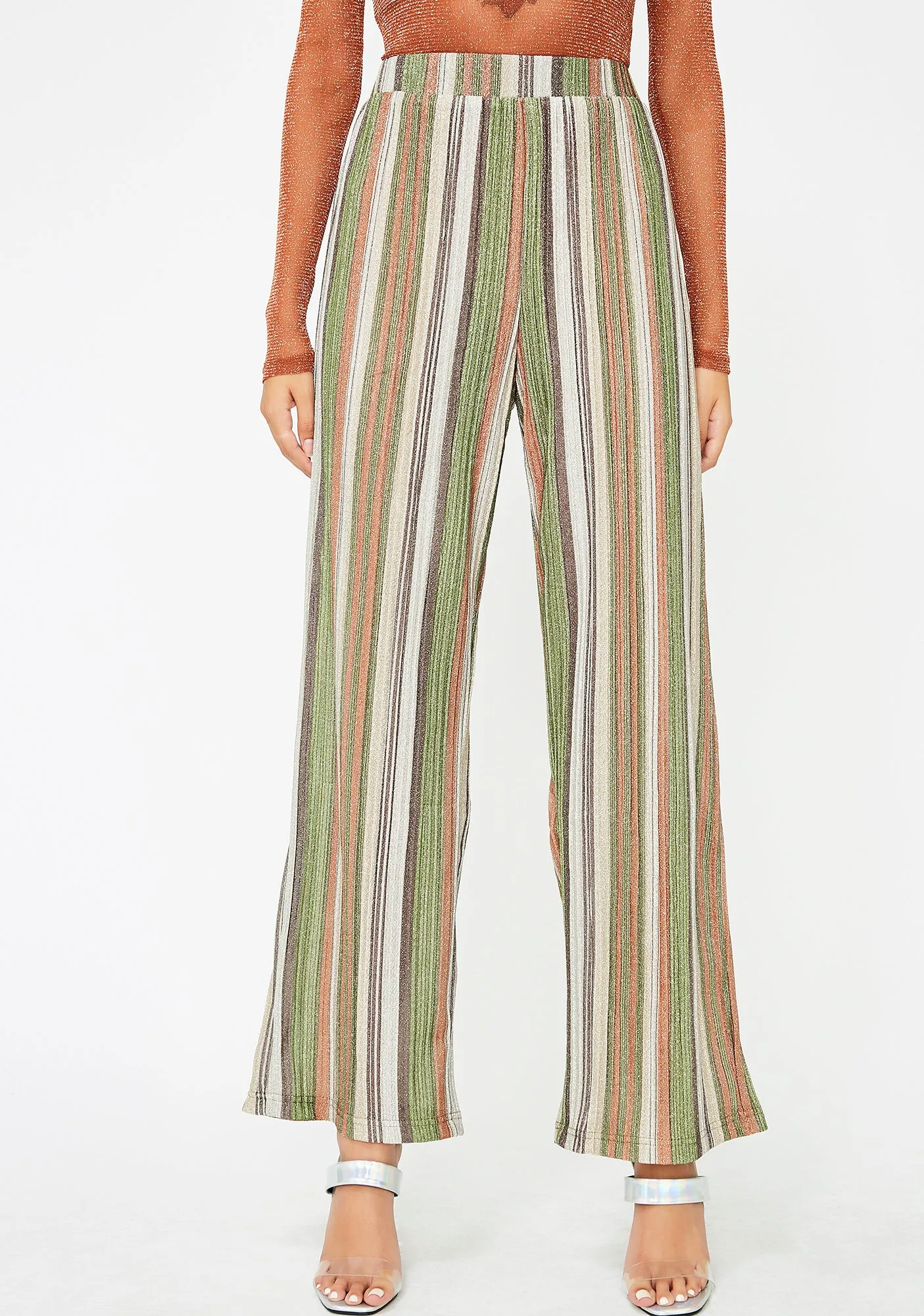 Mojito High Beams Striped Pants sold by Dolls Kill