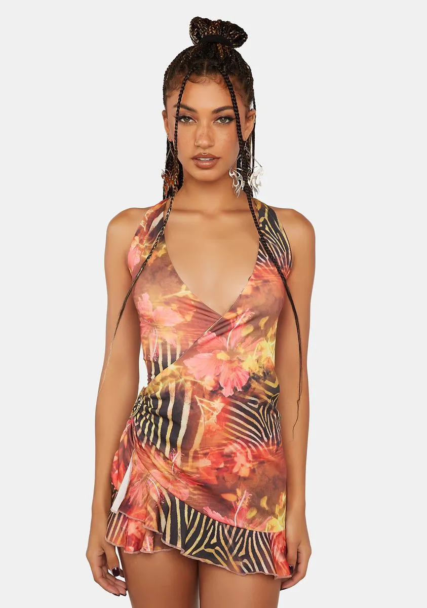 Marie Backless Mini Dress sold by Dolls Kill