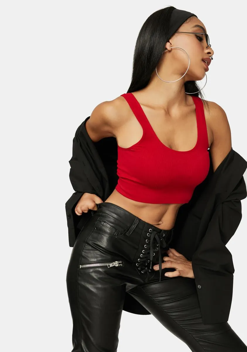 Nobody Like Me Seamless Crop Tank sold by Dolls Kill product image thumbnail 2