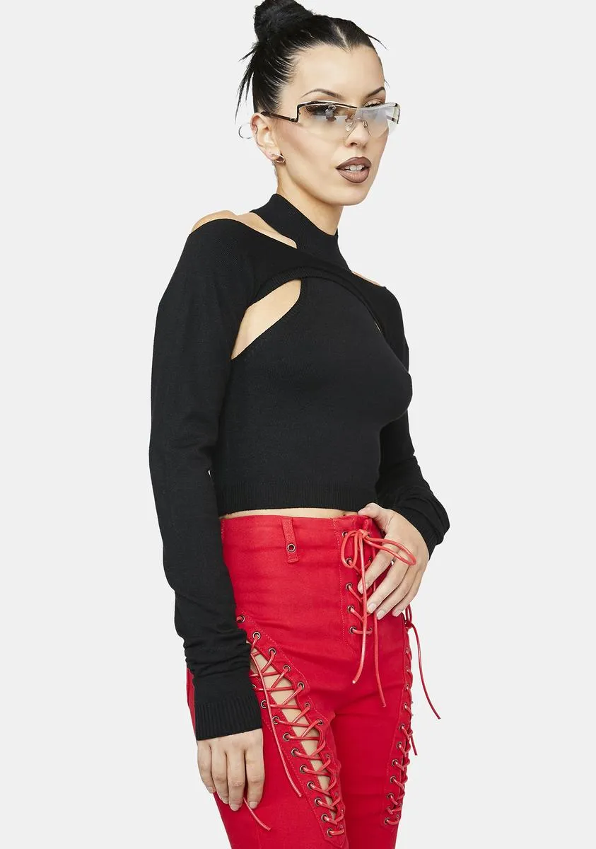 Watch Me Win Crop Top Set sold by Dolls Kill product image thumbnail 2