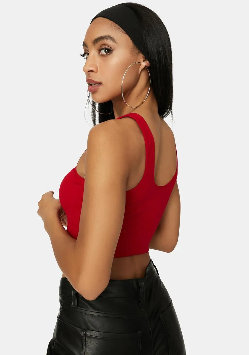 Nobody Like Me Seamless Crop Tank sold by Dolls Kill product image thumbnail 4