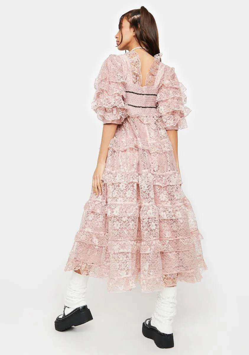 Loop Lace Midi Dress sold by Dolls Kill product image thumbnail 4