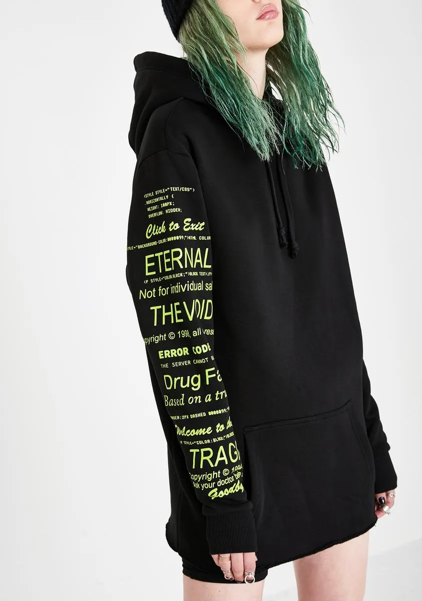 Deep Web Pullover Hoodie sold by Dolls Kill product image thumbnail 2