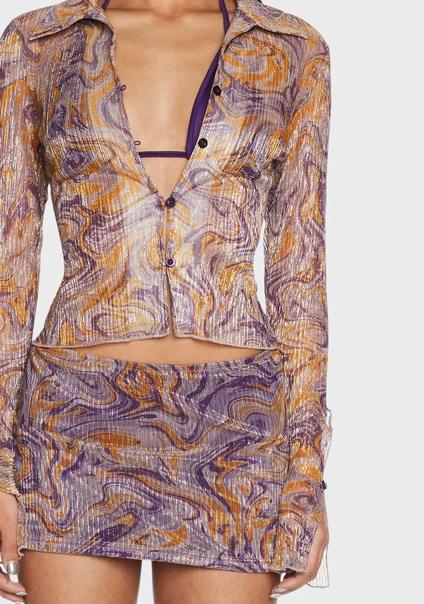 Work Of Art Skirt Set sold by Dolls Kill product image thumbnail 2