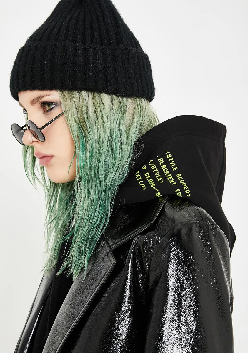 Deep Web Pullover Hoodie sold by Dolls Kill product image thumbnail 4