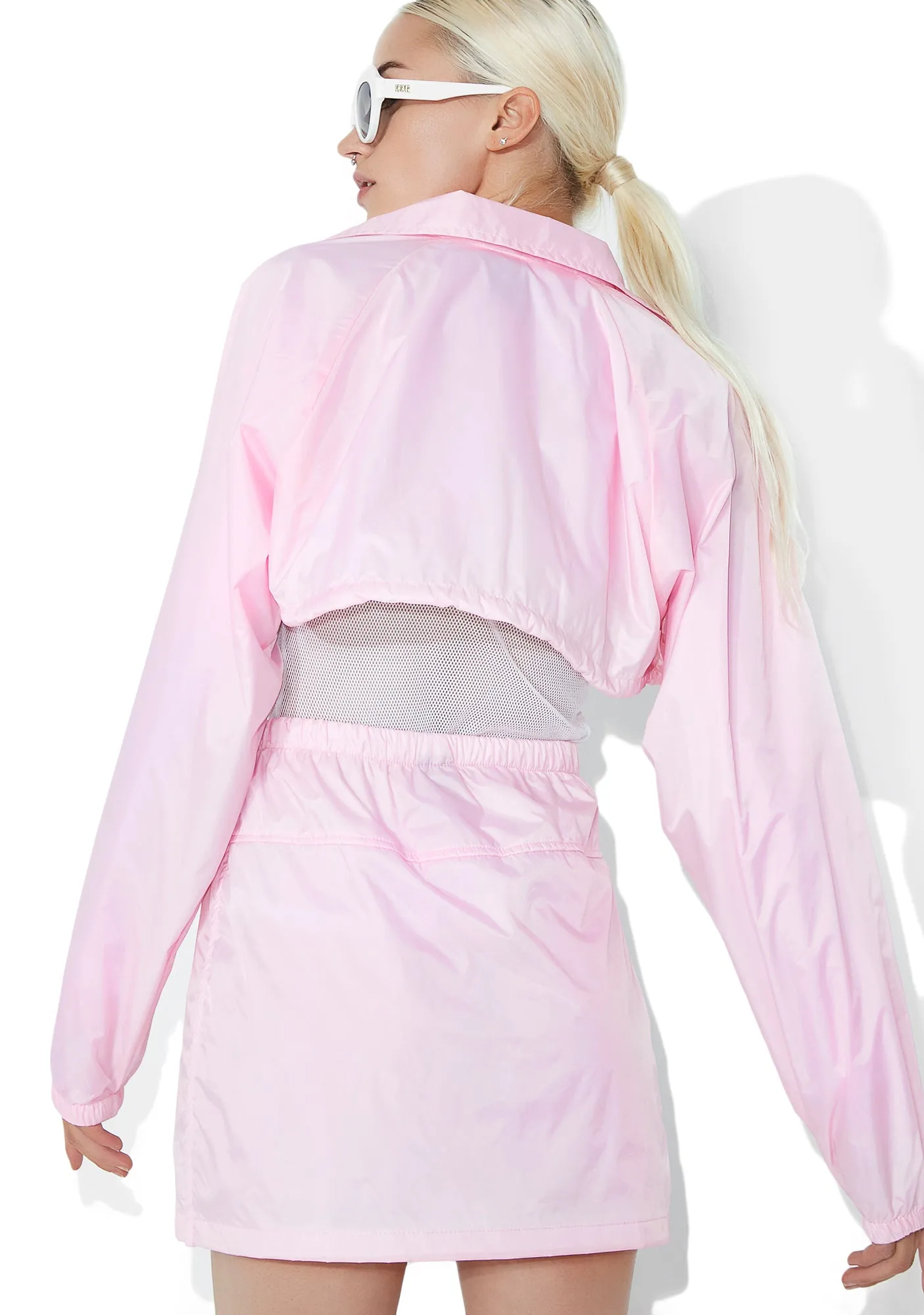 Syren Nylon Mini Skirt sold by Dolls Kill product image thumbnail 4