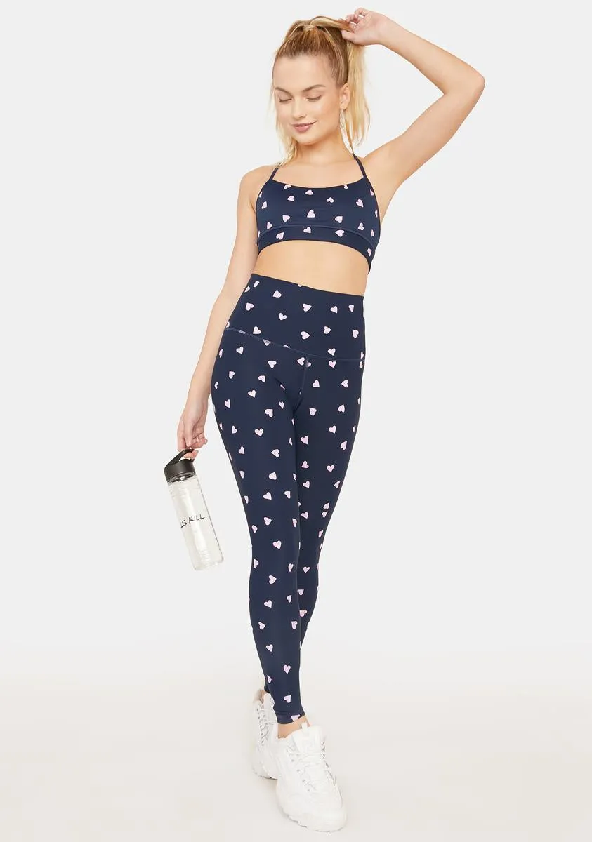 All Over Hearts Support Sports Bra sold by Dolls Kill product image thumbnail 3