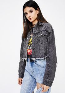 Throwdown Denim Jacket sold by Dolls Kill