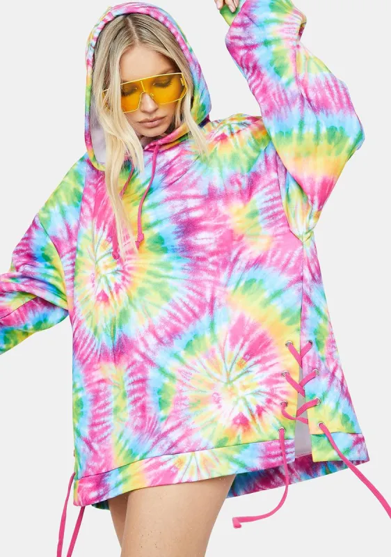 Prismatic Dream Oversized Hoodie sold by Dolls Kill