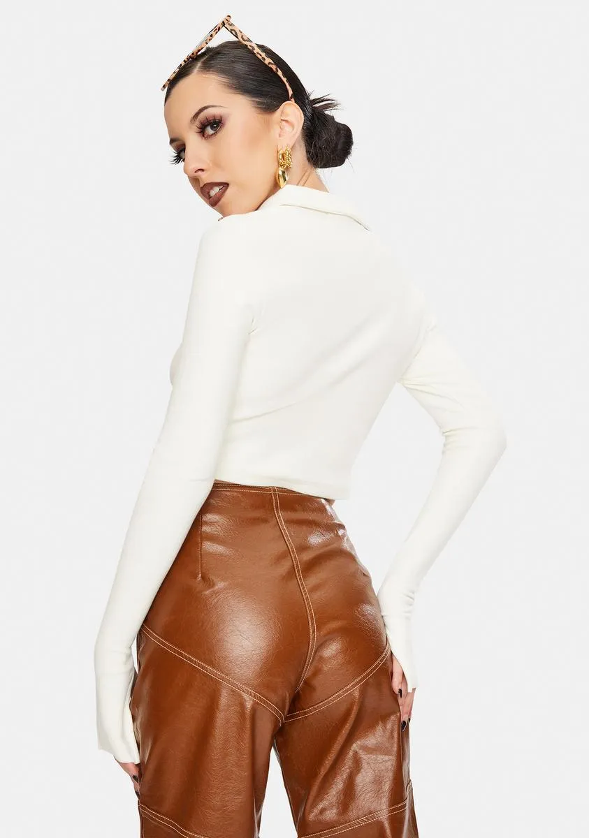 Splice Crop Top sold by Dolls Kill product image thumbnail 4