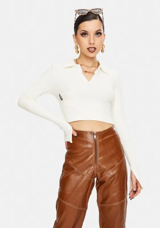 Splice Crop Top made by The Kript