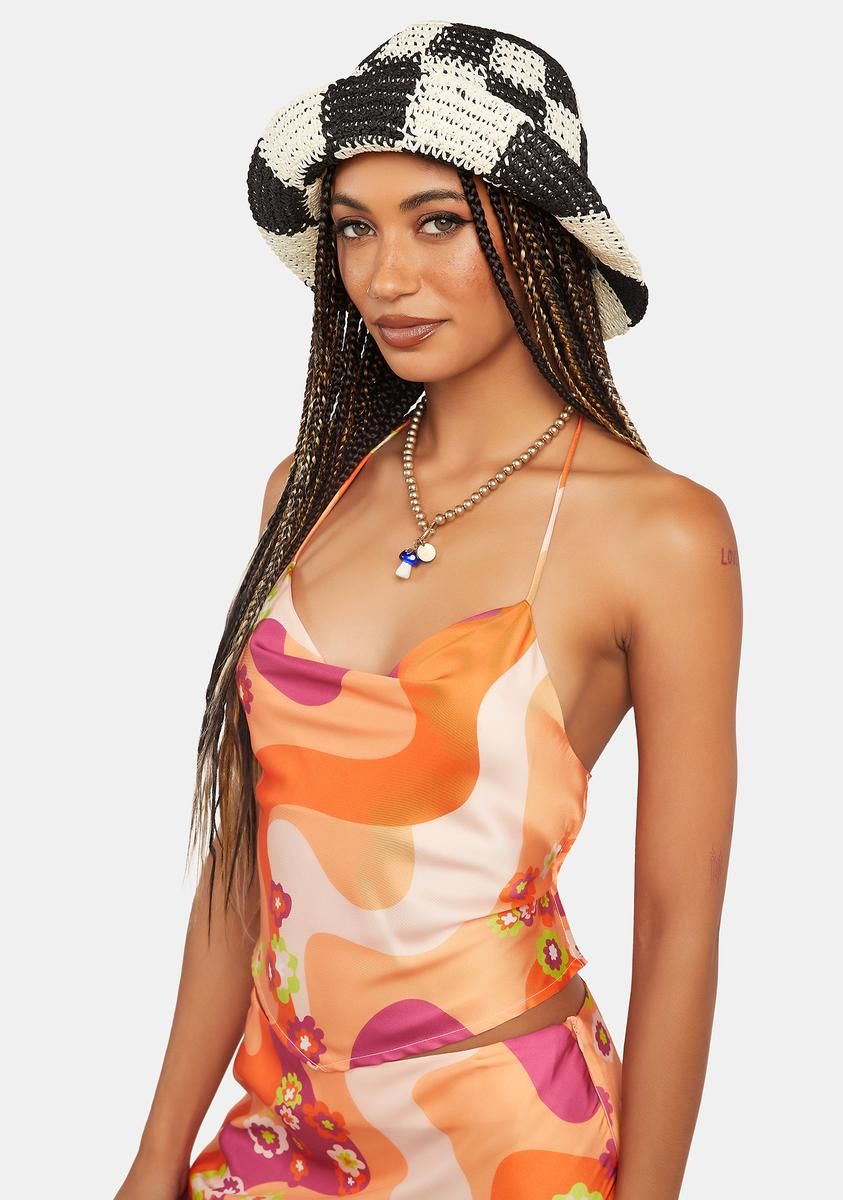 Psychedelic Floral Scarf Top sold by Dolls Kill product image thumbnail 3