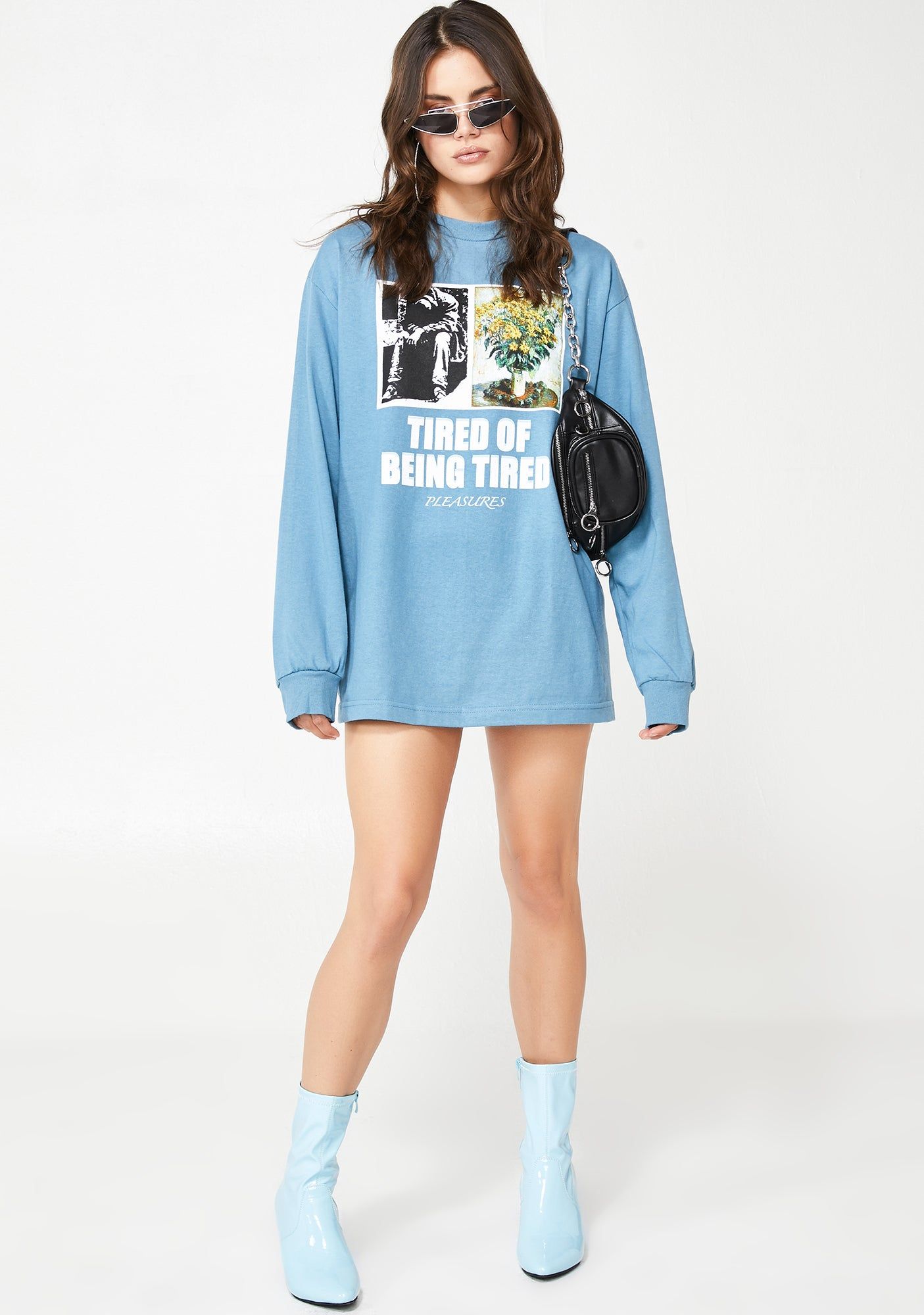 Tired Long Sleeve T-Shirt sold by Dolls Kill product image thumbnail 3