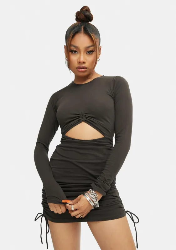 Blackened Pearl Modila Bodycon Dress sold by Dolls Kill