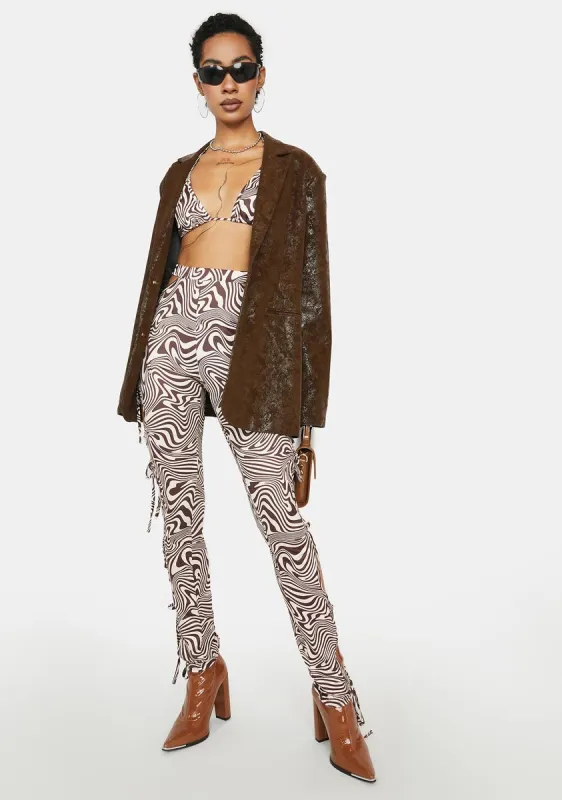 Caving In Bralette And Pants Set sold by Dolls Kill