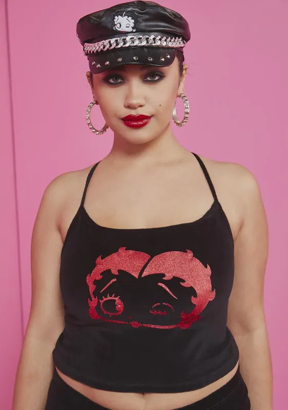 Plus Such A Flirty Toon Tank Top made by Dolls Kill
