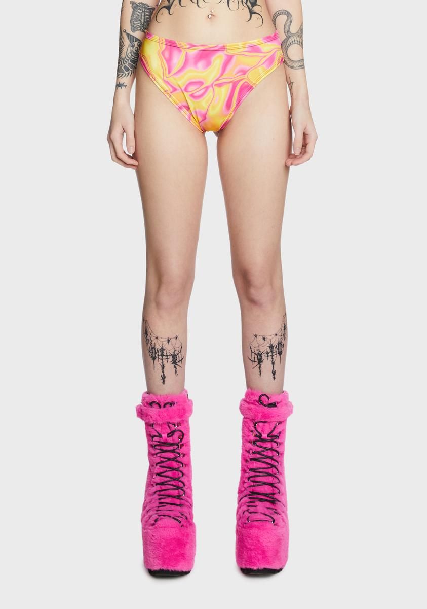 Lava Girl High Waist Bottoms sold by Dolls Kill