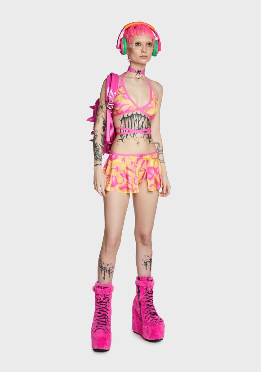 Lava Girl High Waist Bottoms sold by Dolls Kill product image thumbnail 5