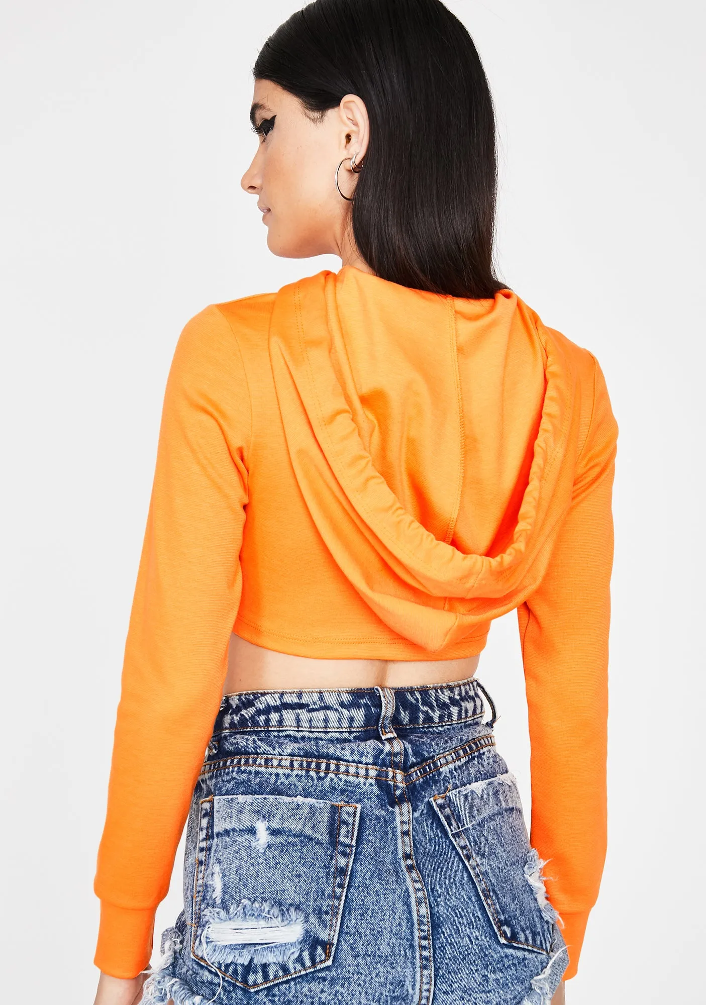 Juicy High Maintenance Crop Hoodie sold by Dolls Kill product image thumbnail 4