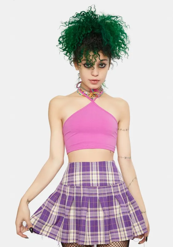 What I Saw Halter Top sold by Dolls Kill